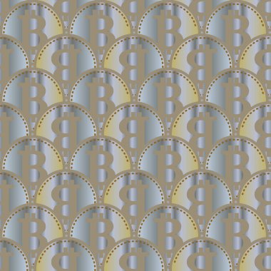 bitcoins parlak parlak pahalı sikkeleri ile Seamless modeli 