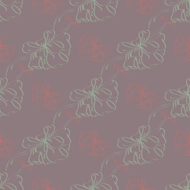 Renkli Yay ve kurdeleler sorunsuz desenli arka.