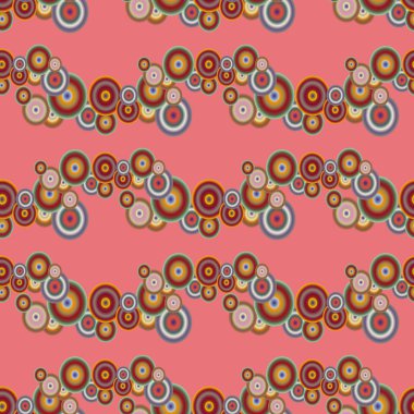 soyut geometrik renkli Dikişsiz desen arka plan için vektör çizim