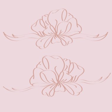 Yay ve şerit vektör karikatür çizimi