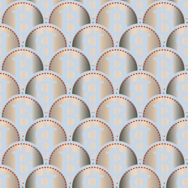 bitcoins parlak parlak pahalı sikkeleri ile Seamless modeli 