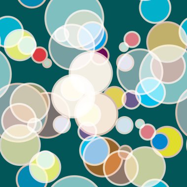 Daireler ile sorunsuz arka plan