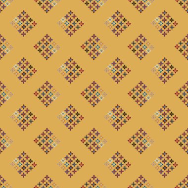  soyut çiçek geometrik Dikişsiz desen arka planı için