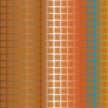 Oluklu demir, paslanmaz çelik arka plan, vektör çizim 