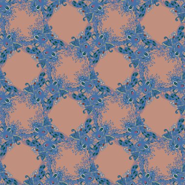 soyut dikişsiz desen, vektör illüstrasyonu