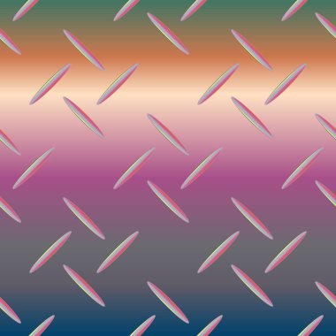 Oluklu demir, paslanmaz çelik arka plan, vektör çizim 