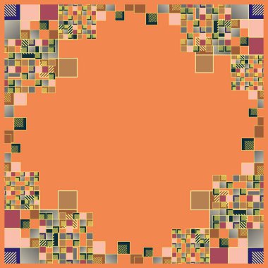 küpleri ve kareler vektör çizimi