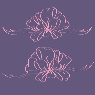 Yay ve şerit vektör karikatür çizimi