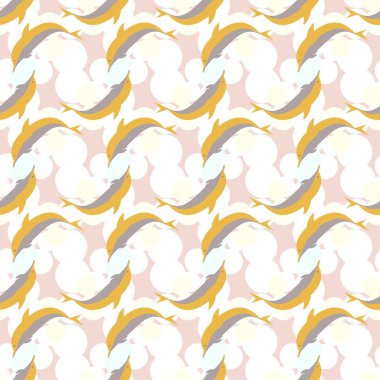 soyut geometrik renkli Dikişsiz desen arka plan için vektör çizim