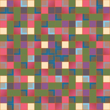 küpleri ve kareler vektör çizimi