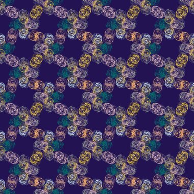 Arka plan, vektör çizim için soyut renkli seamless modeli