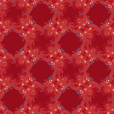 soyut dikişsiz desen, vektör illüstrasyonu