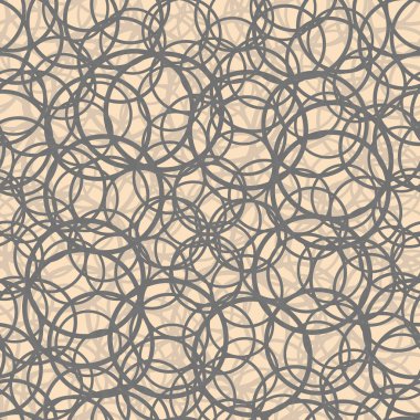 vektör çizim arka planı için daireler ile seamless modeli   