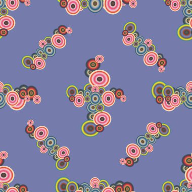 soyut geometrik renkli Dikişsiz desen arka plan için vektör çizim