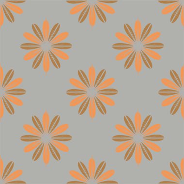  arka plan için çiçekli soyut geometrik seamless modeli