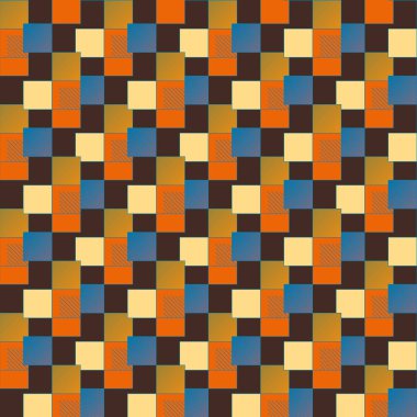 küpleri ve kareler vektör çizimi