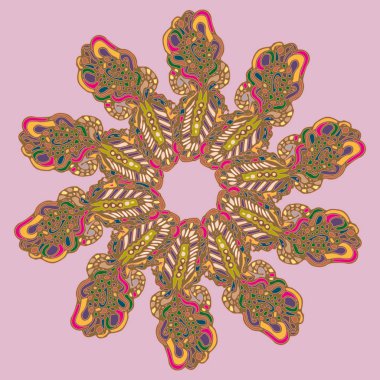 Stil zentangle yeni simetrik mandala doodle ile sanat esin kaynağı oldu. Duvar kağıdı, desen dolgularını, web sayfaları, yüzey dokuları için dekoratif nesne-ebilmek var olmak kullanılmış.