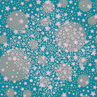 soyut geometrik renkli seamless modeli yıldız ile. Vektör çizim 