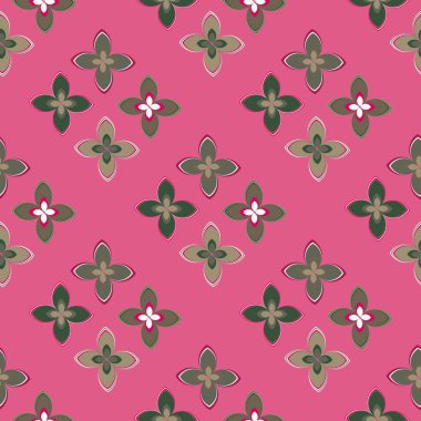  soyut çiçek geometrik Dikişsiz desen arka planı için