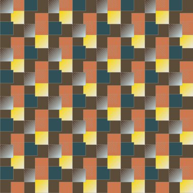 küpleri ve kareler vektör çizimi