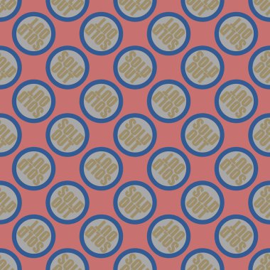 Dikişsiz desen, vektör çizim sattı