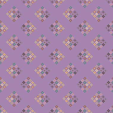  soyut çiçek geometrik Dikişsiz desen arka planı için