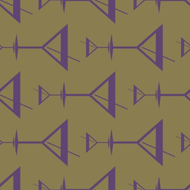 Tropik kokteyller desen, renkli kesintisiz vektör çizim