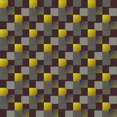 küpleri ve kareler vektör çizimi