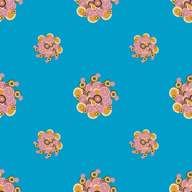 soyut geometrik renkli Dikişsiz desen arka plan için vektör çizim