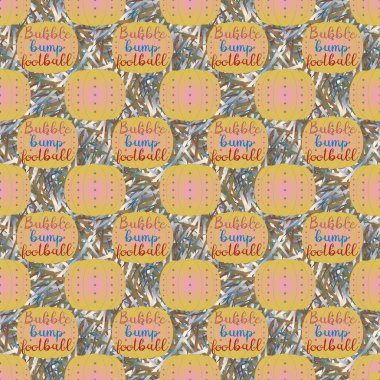 Kabarcık yumru topları ekipman seamless modeli