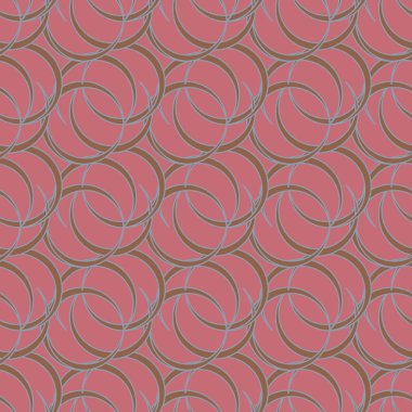 vektör çizim arka planı için daireler ile seamless modeli   