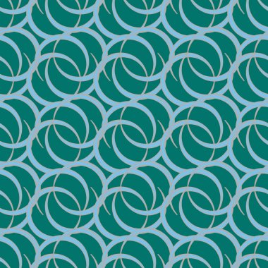 vektör çizim arka planı için daireler ile seamless modeli   