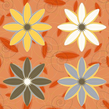 vektör çizim arka planı için seamless modeli   