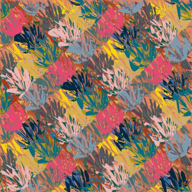 Arka plan, vektör çizim için soyut renkli seamless modeli