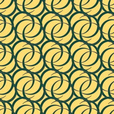 vektör çizim arka planı için daireler ile seamless modeli   