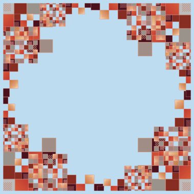 küpleri ve kareler vektör çizimi