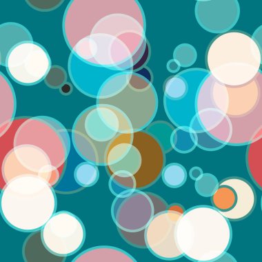 Daireler ile sorunsuz arka plan