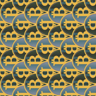 bitcoins parlak parlak pahalı sikkeleri ile Seamless modeli 