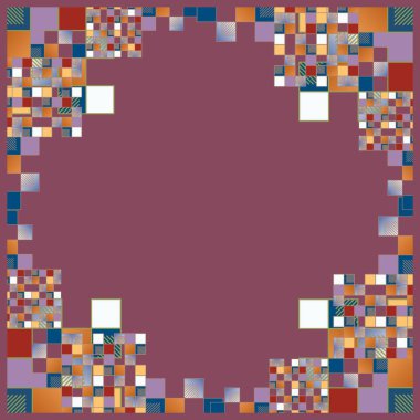 küpleri ve kareler vektör çizimi