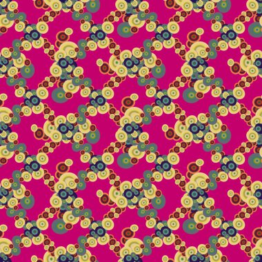 soyut geometrik renkli Dikişsiz desen arka plan için vektör çizim