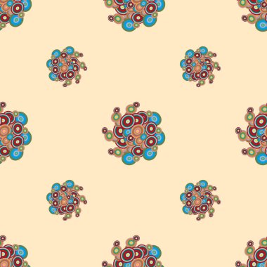 soyut geometrik renkli Dikişsiz desen arka plan için vektör çizim