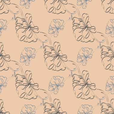 Renkli Yay ve kurdeleler sorunsuz desenli arka.