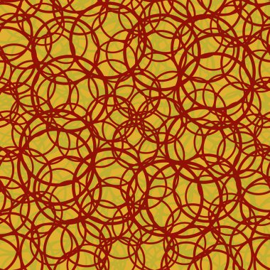 vektör çizim arka planı için daireler ile seamless modeli   