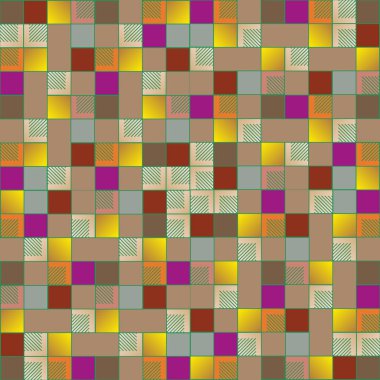 küpleri ve kareler vektör çizimi