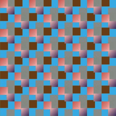 küpleri ve kareler vektör çizimi