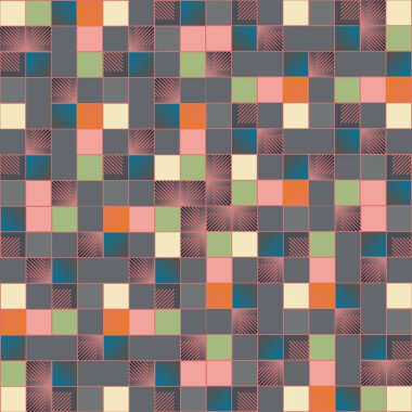 küpleri ve kareler vektör çizimi