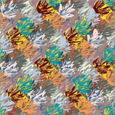 Arka plan, vektör çizim için soyut renkli seamless modeli