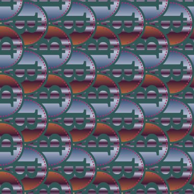 bitcoins parlak parlak pahalı sikkeleri ile Seamless modeli 