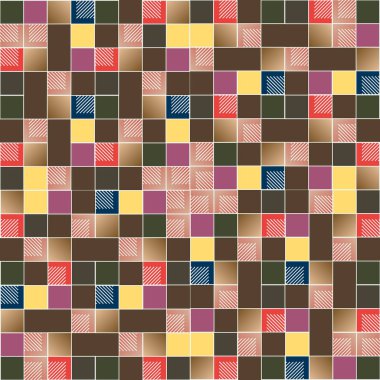 küpleri ve kareler vektör çizimi