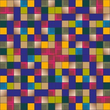 küpleri ve kareler vektör çizimi